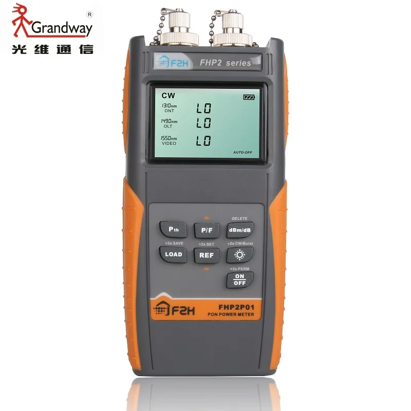 FHP2P01 Grandway PON Optical Power Meter for EPON GPON xPON, OLT-ONU 1310/1490/1550nm
FHP2P01 Grandway PON Optical Power Meter for EPON GPON xPON, OLT-ONU 1310/1490/1550nm
