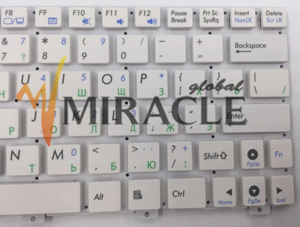 New Russian keyboard For ASUS Eee pc 1025 1025C 1025CE RU language without frame Genuine white color
New Russian keyboard For ASUS Eee pc 1025 1025C 1025CE RU language without frame Genuine white color