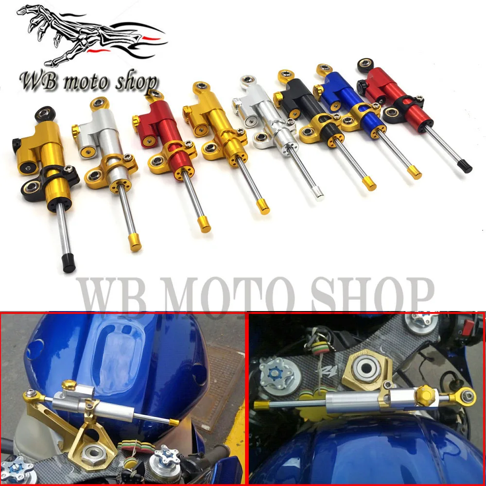 CNC Damper Steering Stabilizer Linear Reversed Safety Control Over for z800 z750 yamaha r6 mt07 fz6 r3 ninja 300 mt 09 xj6
CNC Damper Steering Stabilizer Linear Reversed Safety Control Over for z800 z750 yamaha r6 mt07 fz6 r3 ninja 300 mt 09 xj6