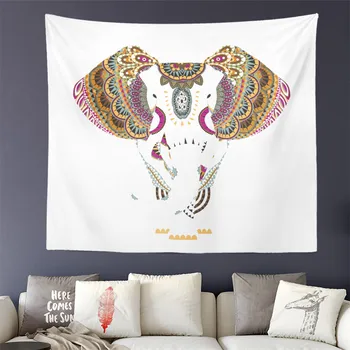 Colorful Elephant Tapestry Bohemia Animal Design Wall Hanging Indian Style Wall Carpet Yoga Mat Polyester Home Textile
Colorful Elephant Tapestry Bohemia Animal Design Wall Hanging Indian Style Wall Carpet Yoga Mat Polyester Home Textile