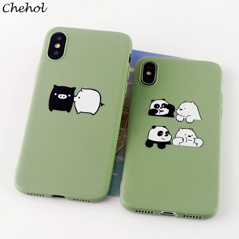 Phone Cases for iPhone X XS MAX XR 6 s 7 8 Plus Case Fashion Cute Pig Panda Soft Silicone Fitted Cell Phone Covers Accessories
Phone Cases for iPhone X XS MAX XR 6 s 7 8 Plus Case Fashion Cute Pig Panda Soft Silicone Fitted Cell Phone Covers Accessories