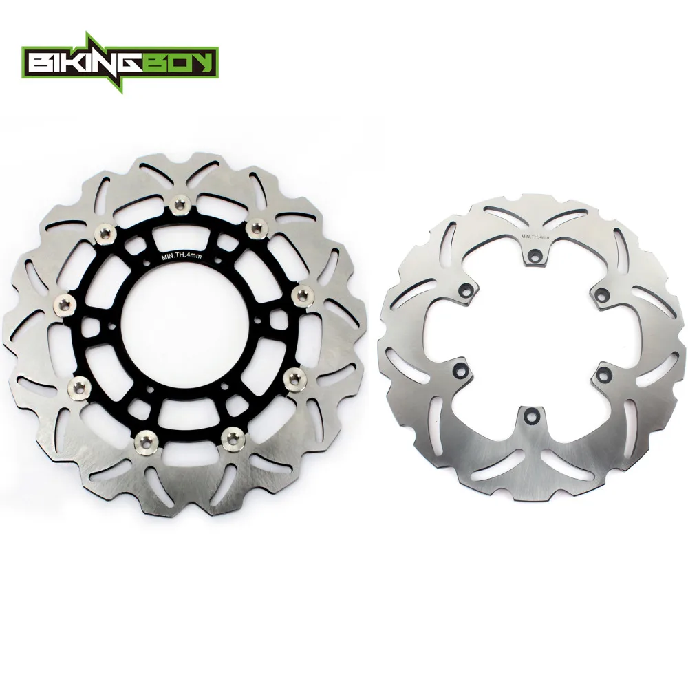 BIKINGBOY Front Rear Brake Discs Rotors Disks for BMW F650 CS GS ABS / DAKAR 07 06 05 04 03 02 01 F 650 ST G 650 GS SERTAO 12-14 
BIKINGBOY Front Rear Brake Discs Rotors Disks for BMW F650 CS GS ABS / DAKAR 07 06 05 04 03 02 01 F 650 ST G 650 GS SERTAO 12-14