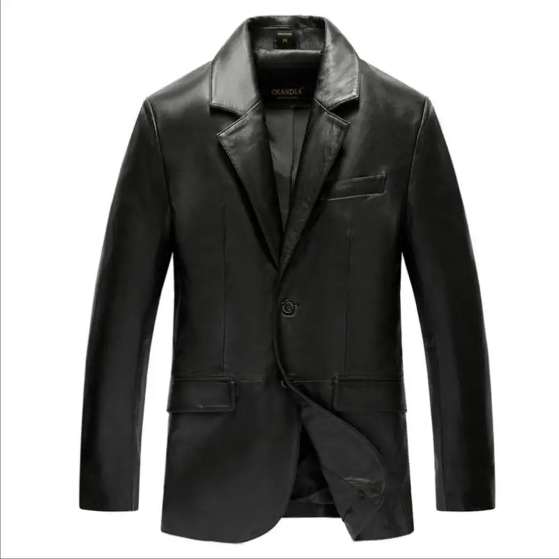 S-5XL 2019 New Men's Clothing sheep leather Genuine leather Suits Jacket Single-breasted Suit Collar Coat Casual Blazers jacket
S-5XL 2019 New Men's Clothing sheep leather Genuine leather Suits Jacket Single-breasted Suit Collar Coat Casual Blazers jacket