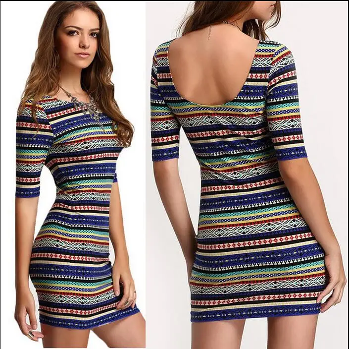 Summer new arrival 2016ebay fashion sexy slim hip multicolour stripe print mini one-piece dress female 2928
Summer new arrival 2016ebay fashion sexy slim hip multicolour stripe print mini one-piece dress female 2928