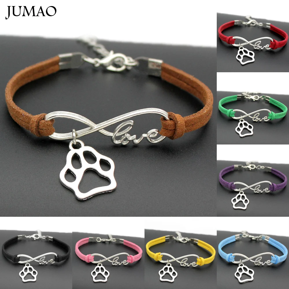 2018 Women Stylish Infinity Love Pets Dogs Lover Cat Animal Bear Paw Charms Pendant Leather Friendship Bracelet
2018 Women Stylish Infinity Love Pets Dogs Lover Cat Animal Bear Paw Charms Pendant Leather Friendship Bracelet