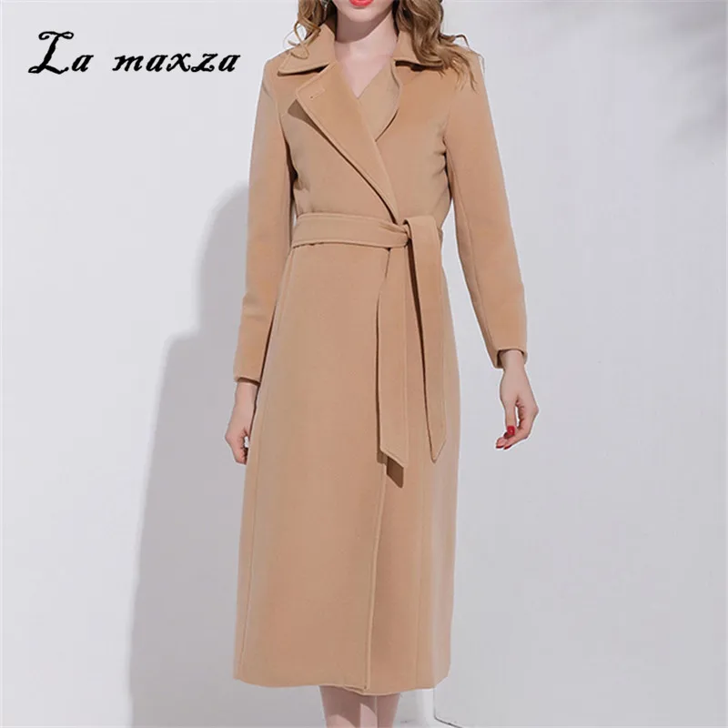 Plus Size 2018 New Arrivals Elegant Women Wool Coat Fashion Streetwear Long OL Slim Coat
Plus Size 2018 New Arrivals Elegant Women Wool Coat Fashion Streetwear Long OL Slim Coat