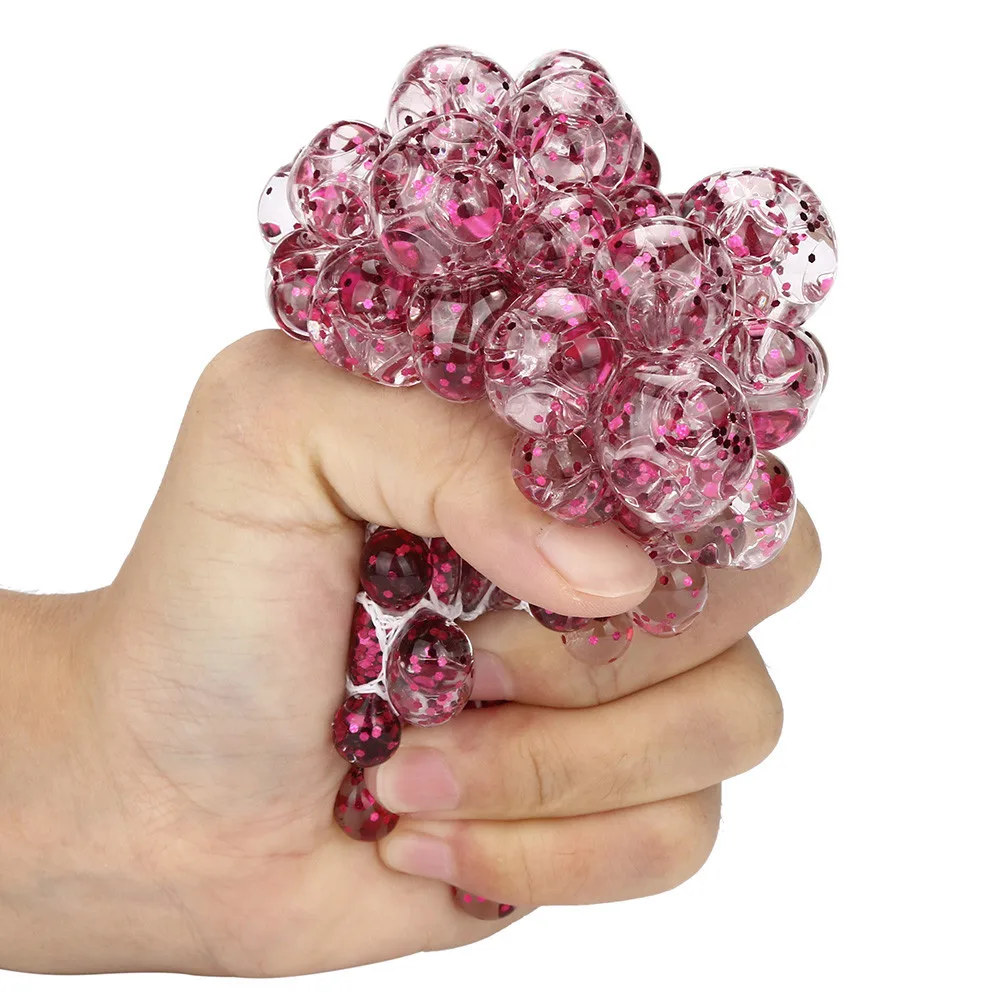 Novelty Mesh Grape Ball Squeeze Toy Pop Stress Relief Key Chain Cute Squishy Squishies Toy slow rising sof tantistress toy
Novelty Mesh Grape Ball Squeeze Toy Pop Stress Relief Key Chain Cute Squishy Squishies Toy slow rising sof tantistress toy