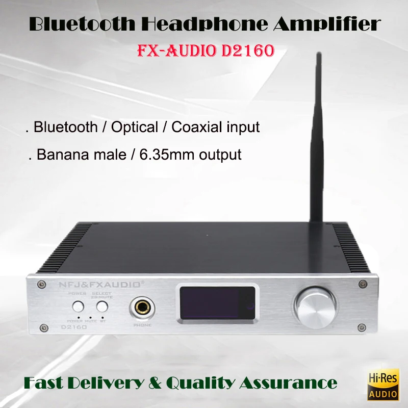 FX-Audio D2160 Digital Amplifiers 4.2 Bluetooth USB DAC Power Amplifier 150W HIFI Portable Amp Audio Decoder Home Amplifier
FX-Audio D2160 Digital Amplifiers 4.2 Bluetooth USB DAC Power Amplifier 150W HIFI Portable Amp Audio Decoder Home Amplifier