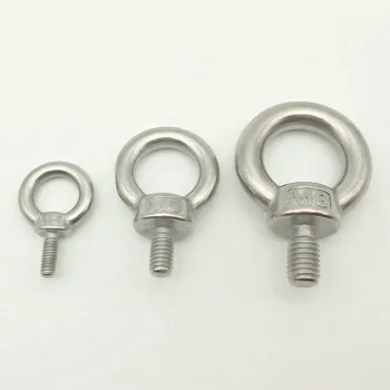10pcs M3 M4 M5 M6 M8 M10 M12 M20 M30 Lifting Bolt Eye Hook Bolt 304 Stainless Steel Lifting Parts Male Threaded Connection
10pcs M3 M4 M5 M6 M8 M10 M12 M20 M30 Lifting Bolt Eye Hook Bolt 304 Stainless Steel Lifting Parts Male Threaded Connection