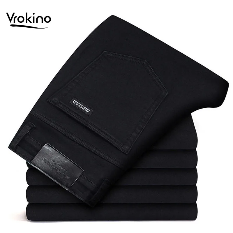 VROKINO Spring and Autumn 2019 New Casual Pants Men's Cotton Slim Pants Fashion Elastic Force Straight Pants Men Brand Clothing
VROKINO Spring and Autumn 2019 New Casual Pants Men's Cotton Slim Pants Fashion Elastic Force Straight Pants Men Brand Clothing