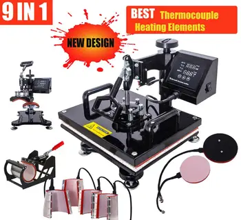 Advanced New Design 9 In 1 Combo Heat Press Machine,Sublimation/Heat Press,Heat Transfer Machine For Mug/Cap/T shirt/Phone cases
Advanced New Design 9 In 1 Combo Heat Press Machine,Sublimation/Heat Press,Heat Transfer Machine For Mug/Cap/T shirt/Phone cases