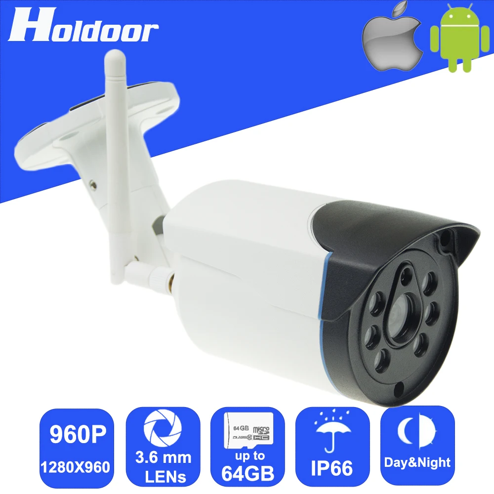 960P HD 3.6mm Lens WiFi IP Camera Outdoor IRCut Night Vision Motion Detection Alarm House Security Surveillance Onvif Remote
960P HD 3.6mm Lens WiFi IP Camera Outdoor IRCut Night Vision Motion Detection Alarm House Security Surveillance Onvif Remote