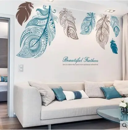 Can remove the wall stick a big feather sitting room TV setting wall stickers Creative art porch decoration of bedroom the he
Can remove the wall stick a big feather sitting room TV setting wall stickers Creative art porch decoration of bedroom the he