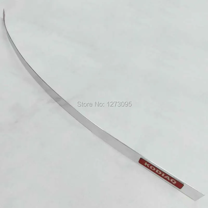 For Skoda Kodiaq 2016 2017 2018 Stainless Steel Tailgate Molding Trim Rear Trunk Bottom Lid Cover Protectors Strip Car Accessory
For Skoda Kodiaq 2016 2017 2018 Stainless Steel Tailgate Molding Trim Rear Trunk Bottom Lid Cover Protectors Strip Car Accessory