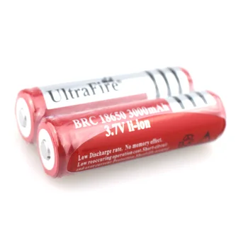 U-F BRC18650 3000mAh 3.7V Li-ion Rechargeable Battery with Protected PCB Power Source for LED Flashlight (1 pair)
U-F BRC18650 3000mAh 3.7V Li-ion Rechargeable Battery with Protected PCB Power Source for LED Flashlight (1 pair)