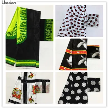 Top sell satin silk fabric new african wax pattern design african wax prints Eco-Friendly silk fabric 4+2yards for Party B97-21
Top sell satin silk fabric new african wax pattern design african wax prints Eco-Friendly silk fabric 4+2yards for Party B97-21