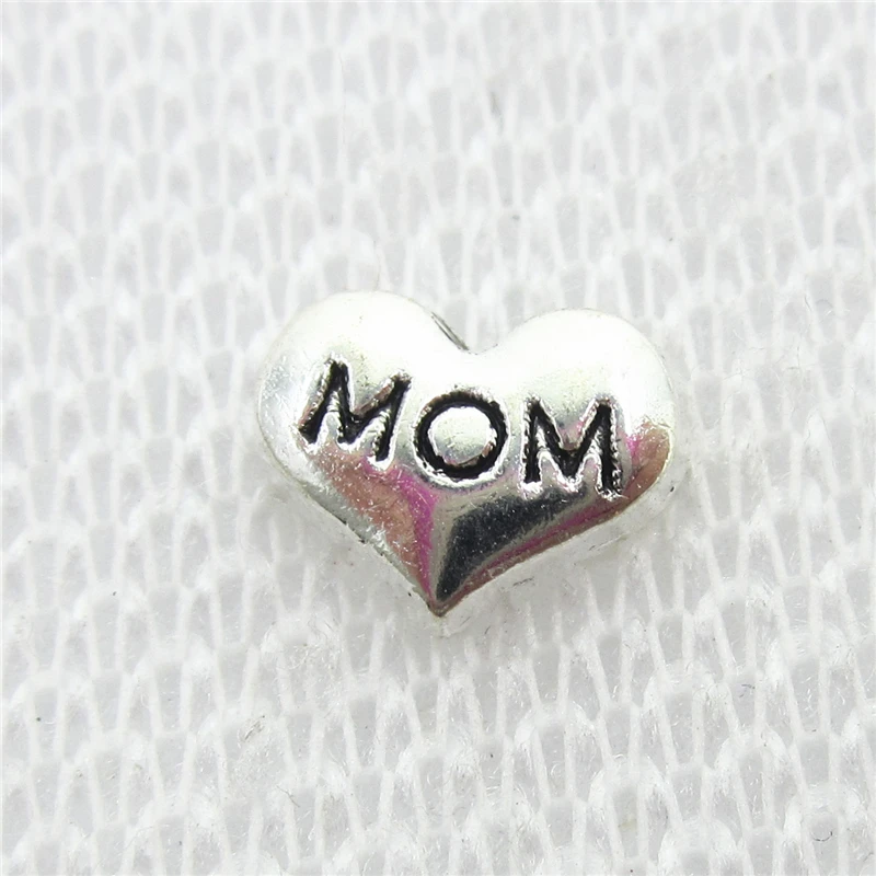 Hot Selling 30pcs/lot Silver Heart Mom Floating Charms Living Glass Memory Floating Lockets Pendants Charms DIY Jewelry Charm
Hot Selling 30pcs/lot Silver Heart Mom Floating Charms Living Glass Memory Floating Lockets Pendants Charms DIY Jewelry Charm