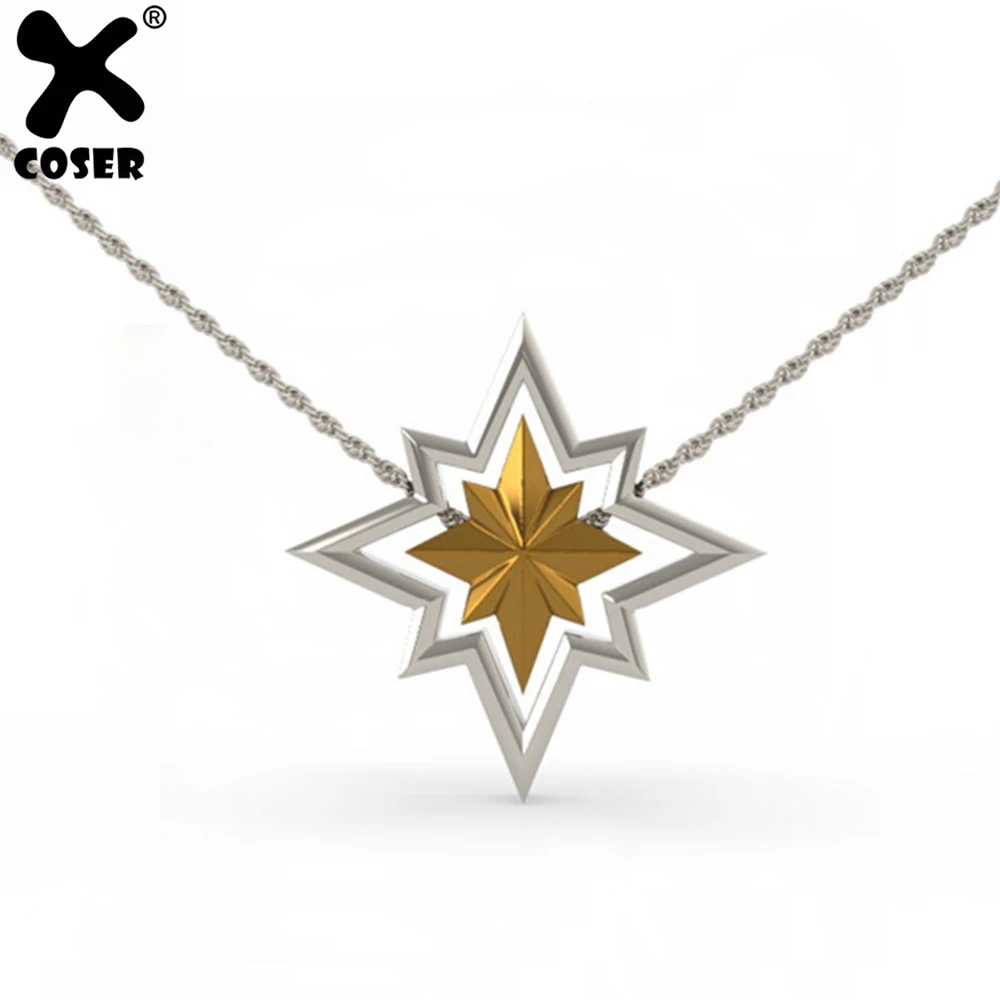 XCOSER Captain Marvel Design Necklace Zinc Alloy Adult Cosplay Costume Accessories 2019 New Fashion Alloy Necklace Jewelry Gifts
XCOSER Captain Marvel Design Necklace Zinc Alloy Adult Cosplay Costume Accessories 2019 New Fashion Alloy Necklace Jewelry Gifts