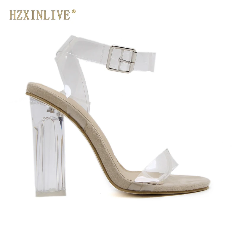 HZXINLIVE 2018 Transparent Heels Shoes Woman Summer PVC Clear Heels Women Sandals Ankle Strap High Heels Shoes Plus Size 9 10 11
HZXINLIVE 2018 Transparent Heels Shoes Woman Summer PVC Clear Heels Women Sandals Ankle Strap High Heels Shoes Plus Size 9 10 11