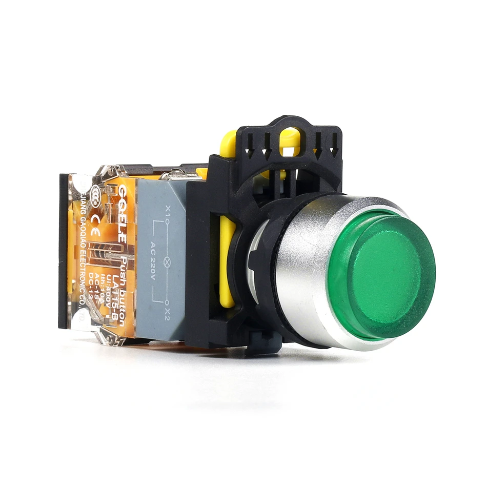 5 PCS Push button switch Extended button LED Momentary Waterproof IP65 1NC 1NO+1NC 2NC LA115-B8-11HD-G31
5 PCS Push button switch Extended button LED Momentary Waterproof IP65 1NC 1NO+1NC 2NC LA115-B8-11HD-G31