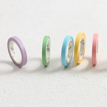 2 Pcs/set hot Fresh Japanese traceless Slim Rainbow color Decoration Washi Tape DIY Planner Diary Scrapbooking Masking Tape 5mm
2 Pcs/set hot Fresh Japanese traceless Slim Rainbow color Decoration Washi Tape DIY Planner Diary Scrapbooking Masking Tape 5mm