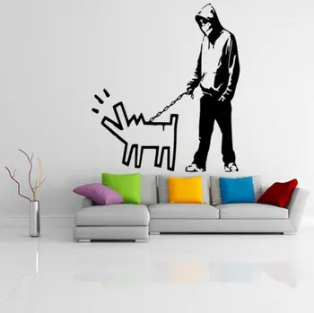 Boy Walking Painted Dog Wall Sticker Nursery Kids Boys Bedroom Decor Vinyl Wall Art Mural New Design Street Style Sticker AY0162
Boy Walking Painted Dog Wall Sticker Nursery Kids Boys Bedroom Decor Vinyl Wall Art Mural New Design Street Style Sticker AY0162