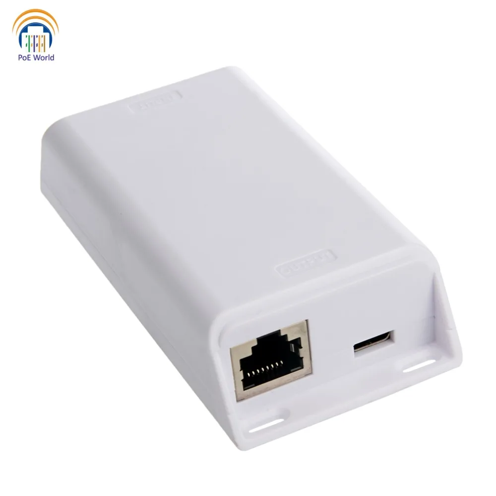 Gigabit PoE splitter POE Plus to USB Type C Power Delivery with Divided Ethernet Data 100/1000 works with any 802.3at switch
Gigabit PoE splitter POE Plus to USB Type C Power Delivery with Divided Ethernet Data 100/1000 works with any 802.3at switch