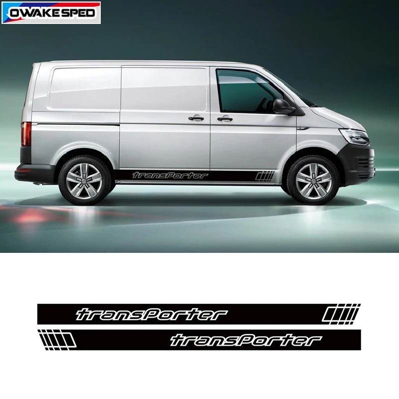 Racing Sport Graphic Stripes Car Door Side Skirt Decor Sticker For RS183 Volkswagen TRANSPORTER T4 T5 T6 Auto Styling Body Decal
Racing Sport Graphic Stripes Car Door Side Skirt Decor Sticker For RS183 Volkswagen TRANSPORTER T4 T5 T6 Auto Styling Body Decal