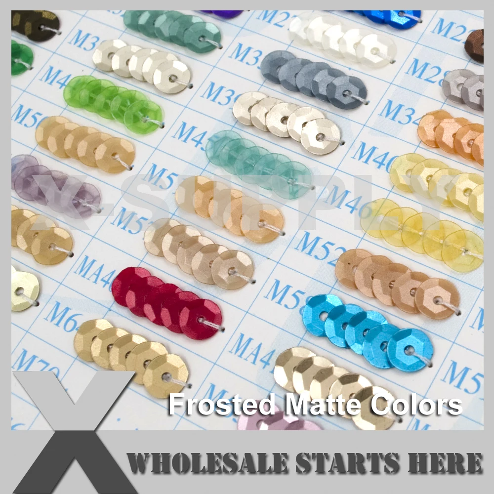 (Frosted Matte Colors) Round Flat or Cup Loose Sequin Paillettes for Evening Dress,Costume,Nail Art (Contact Us For More Color)
(Frosted Matte Colors) Round Flat or Cup Loose Sequin Paillettes for Evening Dress,Costume,Nail Art (Contact Us For More Color)