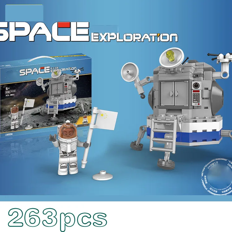 263pcs Military space exploration series satellites log on the moon astronaut Figures Building Blocks Toys compatible legoings
263pcs Military space exploration series satellites log on the moon astronaut Figures Building Blocks Toys compatible legoings