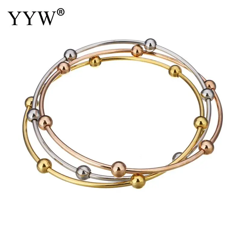 3pcs Stainless Steel Bangle Set For Women Jewlery Gold Color Silver Color Pulseras Bijoux Simple design Gift
3pcs Stainless Steel Bangle Set For Women Jewlery Gold Color Silver Color Pulseras Bijoux Simple design Gift