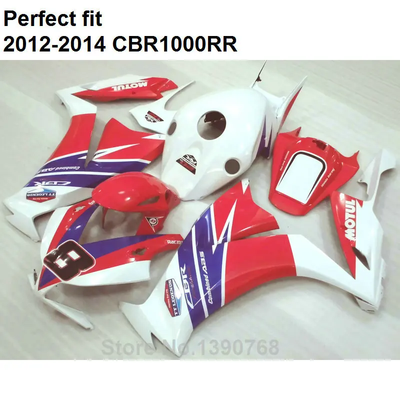 Fairing kit for Honda injection molded CBR1000RR 12 13 14 red white fairings set CBR 1000RR 2012 2013 2014 BJ-20
Fairing kit for Honda injection molded CBR1000RR 12 13 14 red white fairings set CBR 1000RR 2012 2013 2014 BJ-20