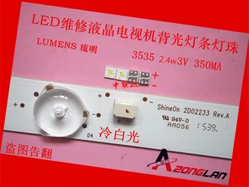 FOR 100PCS Original LUMENS LED 3535 Light Beads Cool white High Power 2.4W 3V For LED LCD TV Backlight Applicatio
FOR 100PCS Original LUMENS LED 3535 Light Beads Cool white High Power 2.4W 3V For LED LCD TV Backlight Applicatio
