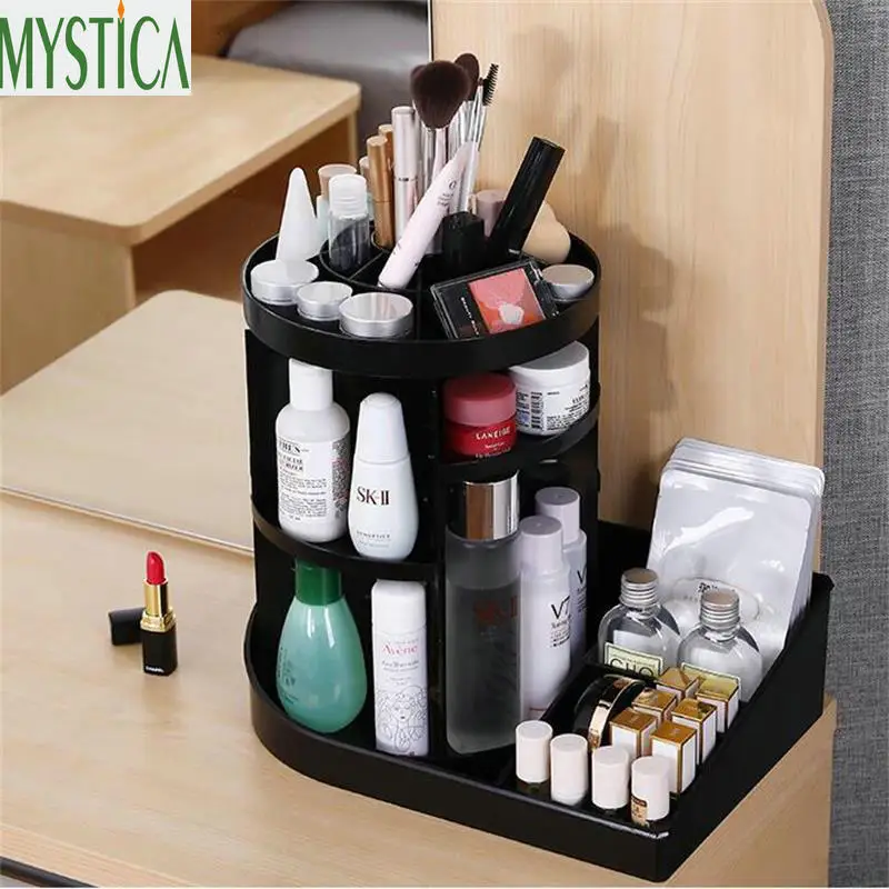 NEW 360-degree Rotating Makeup Storage Box Brush Jewelry Organizer Case Home Cosmetic Organizer Box Creative Containers Holder
NEW 360-degree Rotating Makeup Storage Box Brush Jewelry Organizer Case Home Cosmetic Organizer Box Creative Containers Holder