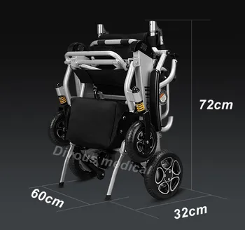 Lightweight Aluminum Alloy Power Electric Wheelchair with 250W Motor Loading Capacity 180kg
Lightweight Aluminum Alloy Power Electric Wheelchair with 250W Motor Loading Capacity 180kg