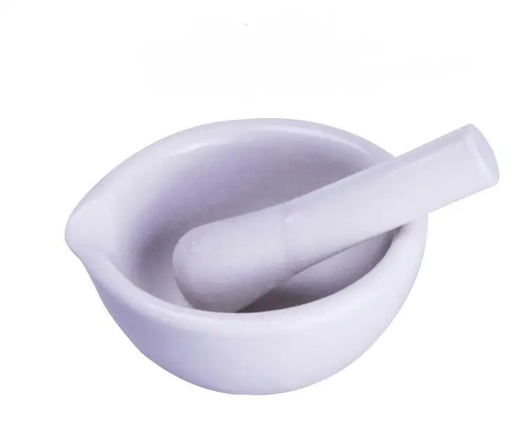 80mm Porcelain Mortar and Pestle Mixing Grinding Bowl Set White Lab Kit Tools 
80mm Porcelain Mortar and Pestle Mixing Grinding Bowl Set White Lab Kit Tools