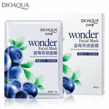 BIOAOUA Blueberry Silk Facial Mask Sheet Whitening Moisturizing Face Masks Blueberry Skin Care Anti Aging Oil-Control 30ml
BIOAOUA Blueberry Silk Facial Mask Sheet Whitening Moisturizing Face Masks Blueberry Skin Care Anti Aging Oil-Control 30ml