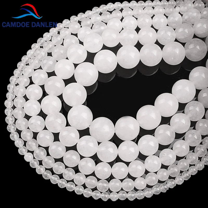 A Quality Natural White Jades Stone Round Chalcedony Loose Beads 4 6 8 10 12 14mm Diy Handicraft Charms Beads For Jewelry Making
A Quality Natural White Jades Stone Round Chalcedony Loose Beads 4 6 8 10 12 14mm Diy Handicraft Charms Beads For Jewelry Making