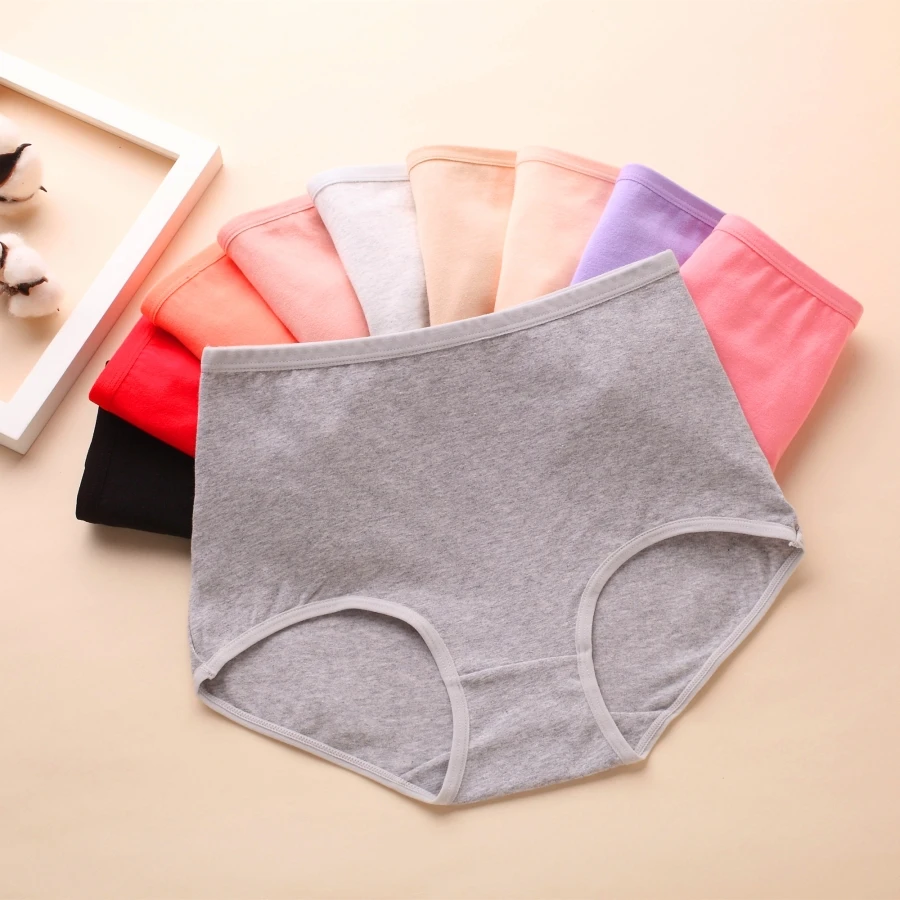 Large size solid Women's underwear High waist breathable cotton For Women Panties New arrival Plus Size Woman Briefs
Large size solid Women's underwear High waist breathable cotton For Women Panties New arrival Plus Size Woman Briefs
