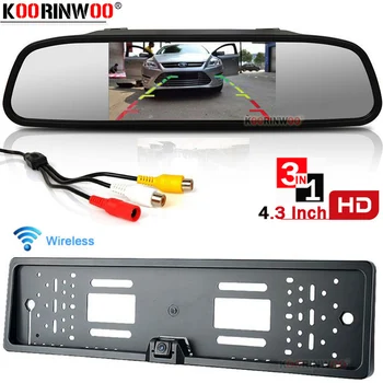 Koorinwoo 2.4G Colorful LCD Car Monitor Parking Screen with EU License Plate Camera Rearview Reverse Backup Parking Assistance
Koorinwoo 2.4G Colorful LCD Car Monitor Parking Screen with EU License Plate Camera Rearview Reverse Backup Parking Assistance