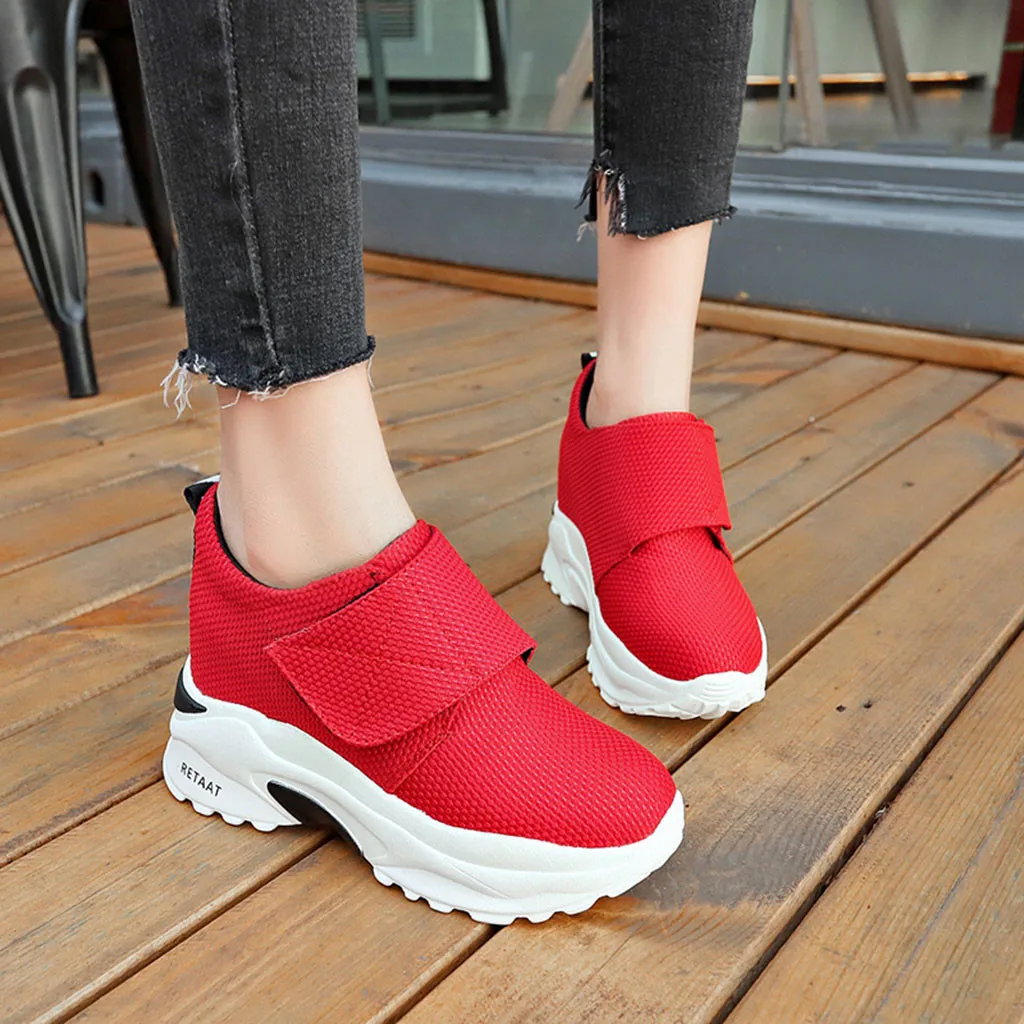 KANCOOLD Women's Thick Platform Sport Shoes Fashion Casual Flat Lady Shoes Heightening Elastic Wear-resistant Basic Sneakers
KANCOOLD Women's Thick Platform Sport Shoes Fashion Casual Flat Lady Shoes Heightening Elastic Wear-resistant Basic Sneakers