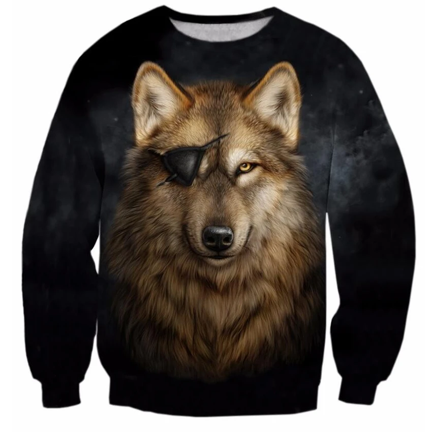 PLstar Cosmos 2018 Fashion Sweatshirt Cool Pirate Wolf Men Women Long Sleeve Outerwear Rock Wolves 3d Print Crewneck Pullover
PLstar Cosmos 2018 Fashion Sweatshirt Cool Pirate Wolf Men Women Long Sleeve Outerwear Rock Wolves 3d Print Crewneck Pullover