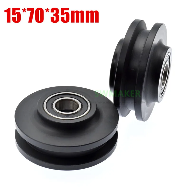 1pcs 15*70*35mm American Barn Door Crane/Track Wheel/Crane Pulley, Nylon 6002 Bearing Wheel, for Translational Sliding Door
1pcs 15*70*35mm American Barn Door Crane/Track Wheel/Crane Pulley, Nylon 6002 Bearing Wheel, for Translational Sliding Door