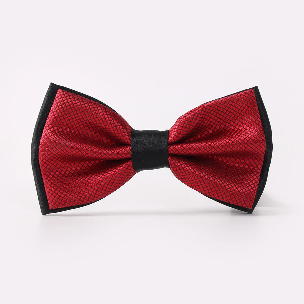 VEEKTIE 2018 New Style Bow Tie for Men Plaid Patchwork Bowtie Grid Butterfly Cravat Solid Color Black Blue Wine Red
VEEKTIE 2018 New Style Bow Tie for Men Plaid Patchwork Bowtie Grid Butterfly Cravat Solid Color Black Blue Wine Red
