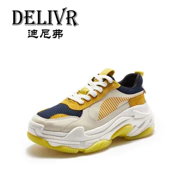 Delivr Running Ladies Sneakers Shoes Casual Thick Sole Dad Shoes Women Chunky Shoes Platform Vulcanized Shoes 2019 New Creeper
Delivr Running Ladies Sneakers Shoes Casual Thick Sole Dad Shoes Women Chunky Shoes Platform Vulcanized Shoes 2019 New Creeper