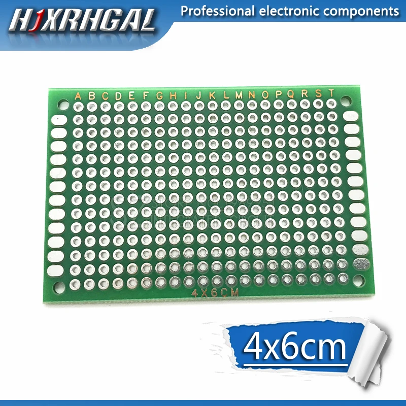 1 шт. 4x6 см 4*6 двухсторонний Прототип PCB diy универсальная печатная плата hjxrhgal |