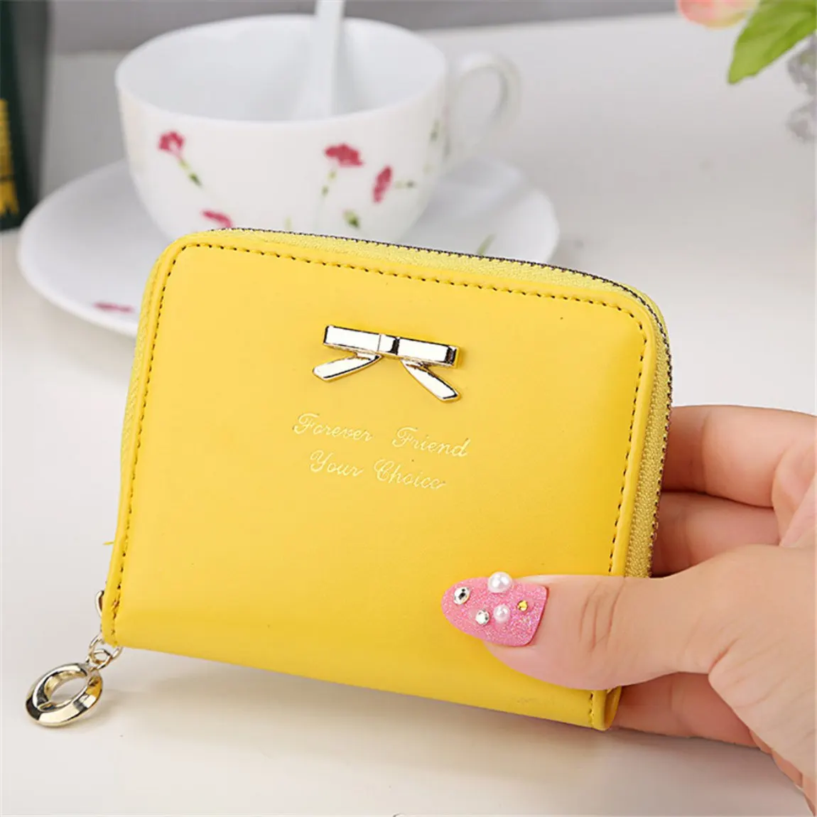 2018 High quality Brand Wallet Women Bowknot Small Purse PU Artificial Leather Wallet Female Zipper Coin Purse Wallet #3
2018 High quality Brand Wallet Women Bowknot Small Purse PU Artificial Leather Wallet Female Zipper Coin Purse Wallet #3