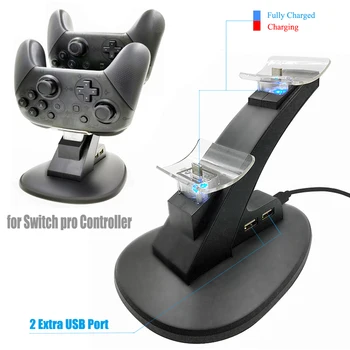 Dual USB Controller Charger LED Light Indicator Nintend Switch Gamepad Charging Dock Station NS Pro Joystick Charging Stand
Dual USB Controller Charger LED Light Indicator Nintend Switch Gamepad Charging Dock Station NS Pro Joystick Charging Stand
