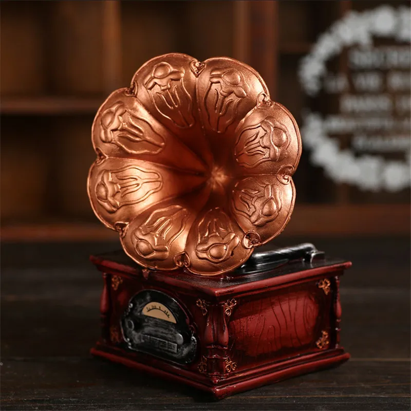 Vintage Phonograph Money Box Saving Pot Retro Furnishing Resin Crafts Home Decoration Money Bank Birthday Gifts Coins Piggy Bank
Vintage Phonograph Money Box Saving Pot Retro Furnishing Resin Crafts Home Decoration Money Bank Birthday Gifts Coins Piggy Bank
