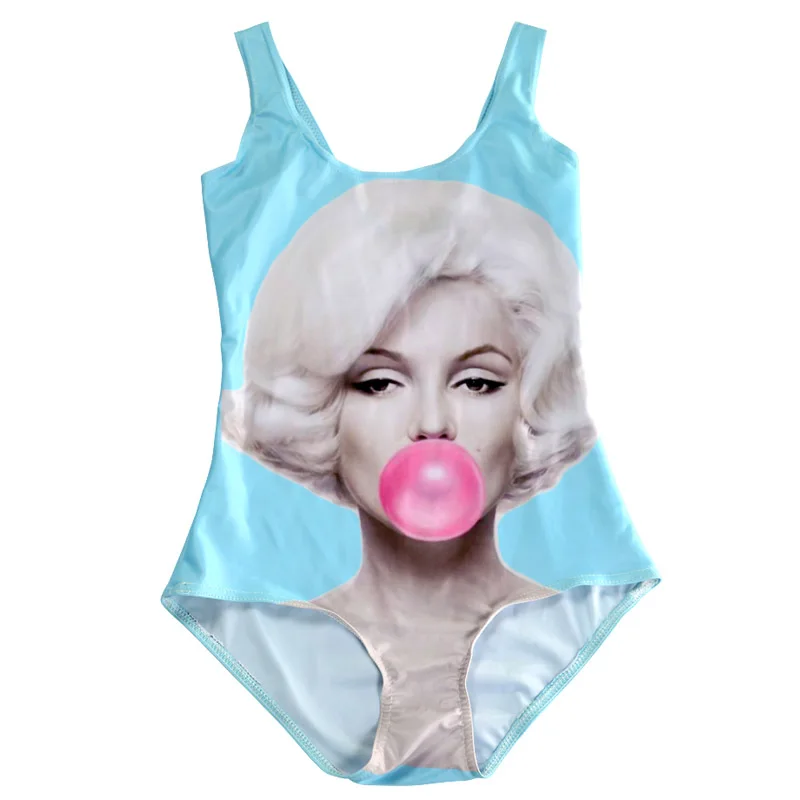 NEW 1161 Sexy Girl Summer Marilyn Monroe 3D Prints One Piece Suit Sleeveless Swimsuit Swimwear Women Bathing Suit Plus Size
NEW 1161 Sexy Girl Summer Marilyn Monroe 3D Prints One Piece Suit Sleeveless Swimsuit Swimwear Women Bathing Suit Plus Size